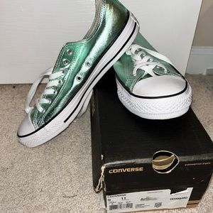Converse Chuck Taylor All Star Metallic OX Mens Shoes SIZE 9 Women’s SZ 11